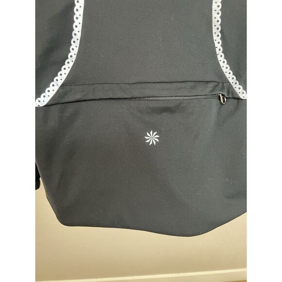 ATHLETA Black Queen of the Mountain Run Bicycle Rain Jacket Top XL - Picture 8 of 12